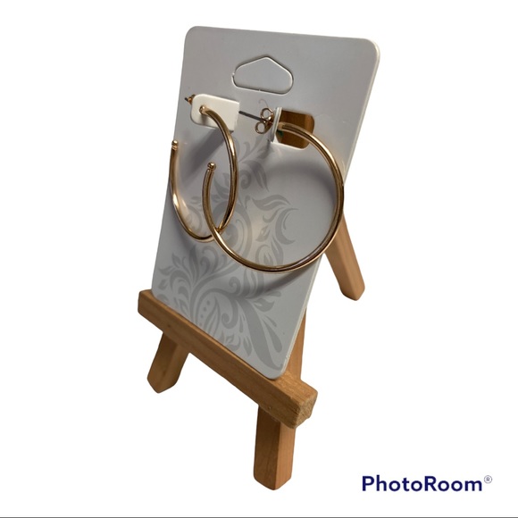 Earrings medium size hoops - Picture 2 of 2